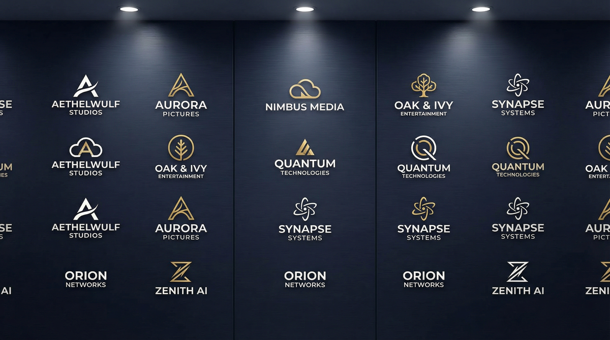 探花合作影视品牌Logo墙